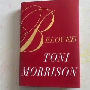 Red and Gold 'Beloved' Book by Toni Morrison
